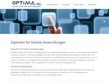 Tablet Screenshot of optimabit.com
